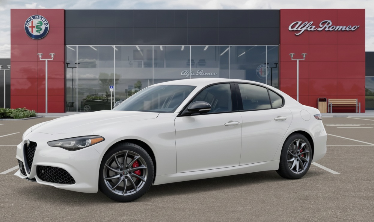 New 2025 Alfa Romeo Giulia Rwd: One of the best models Palmetto Alfa Romeo-FIAT has available in Miami. We are here to help when it comes to financing your next car!