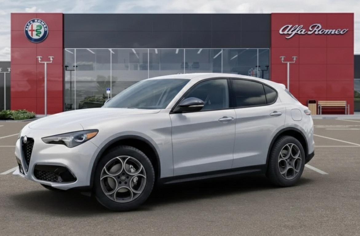 New 2025 Alfa Romeo Stelvio Awd: One of the best models Palmetto Alfa Romeo-FIAT has available in Miami. We are here to help when it comes to financing your next car!
