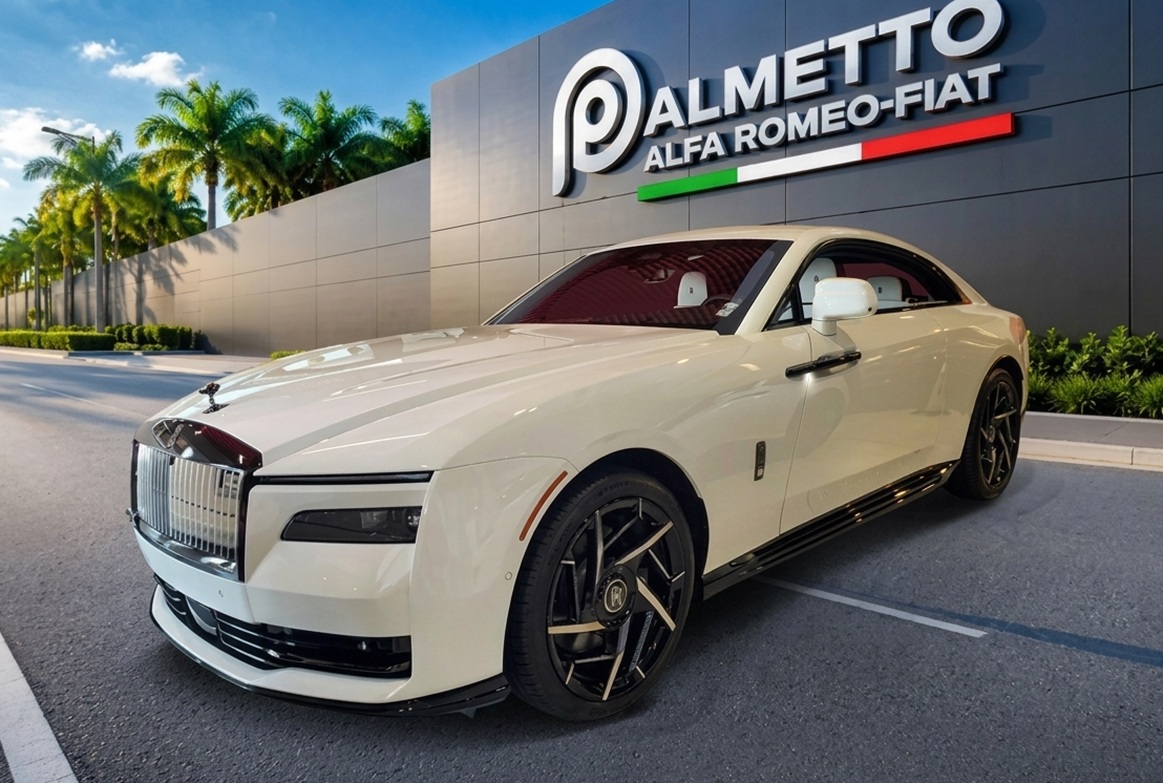 2026 Rolls-Royce Spectre Black Badge Coupe: One of the luxury options from the 2026 Rolls-Royce lineup, available now at Palmetto Alfa Romeo-FIAT, Miami.