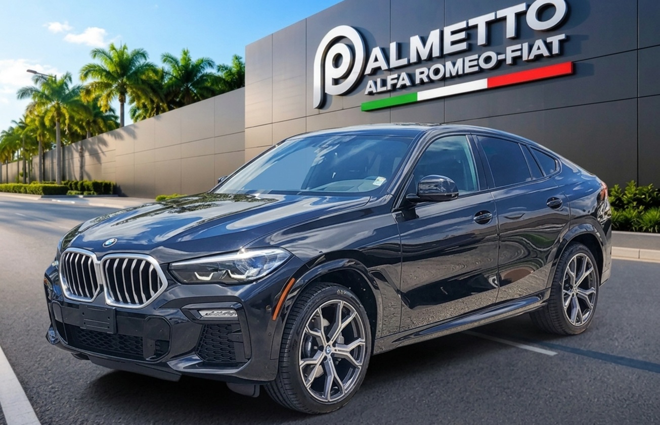 2021 BMW X6 sDrive40i Sports Activity: One of the best models among the best used luxury SUVs under $60K in Miami, available at Palmetto Alfa Romeo-FIAT.