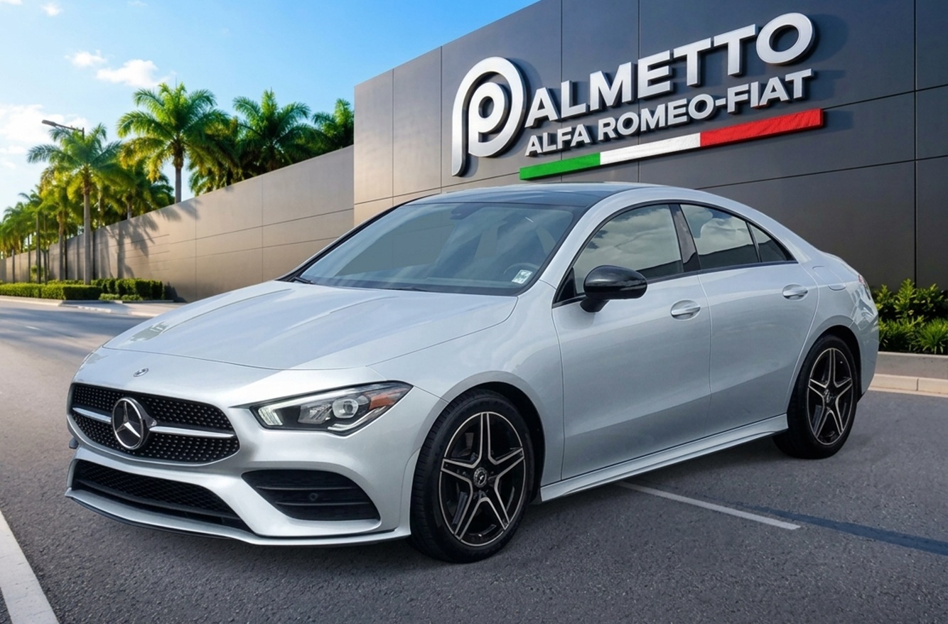 Used 2020 Mercedes-Benz CLA 250 4MATIC Coupe: Learn how to trade in a car in Miami with options from Palmetto Alfa Romeo-FIAT.