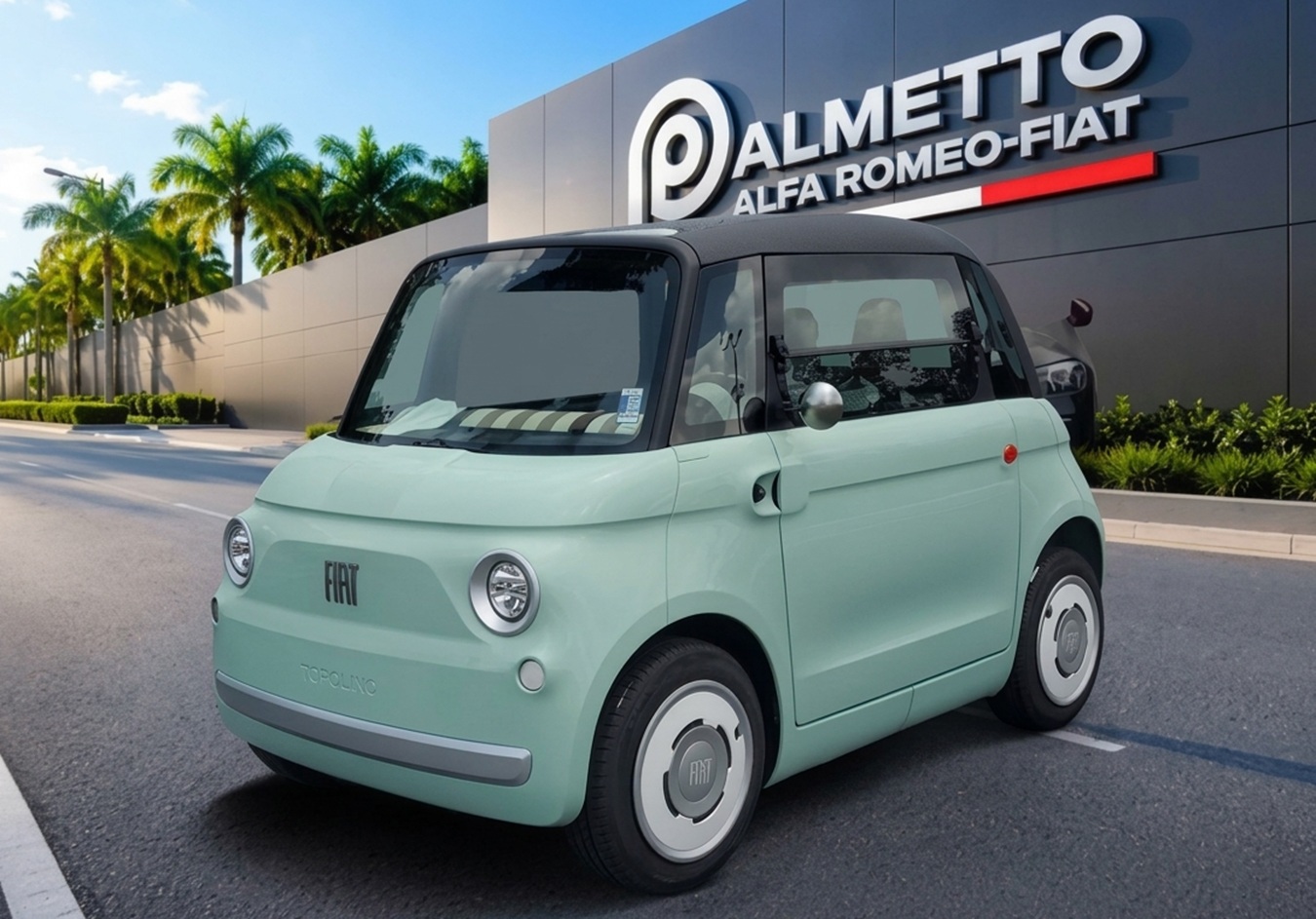 New 2026 Fiat Topolino: Discover the 2026 FIAT Topolino in Miami, Florida—available now at Palmetto Alfa Romeo-FIAT.